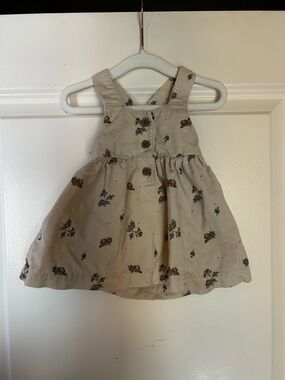 Corduroy Floral Dress